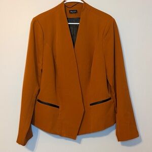 City Chic Warm Amber Blazer